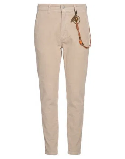 Over-d Over/d Woman Pants Cream Size 6 Cotton In Neutral