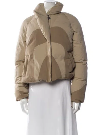 Pre-owned Ow Bomber Jacket In Neutrals