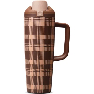Owala Freesip® Open Air 30-ounce Stainless Steel Tumbler In Brown