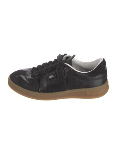 Pre-owned P448 Leather Sneakers In Black