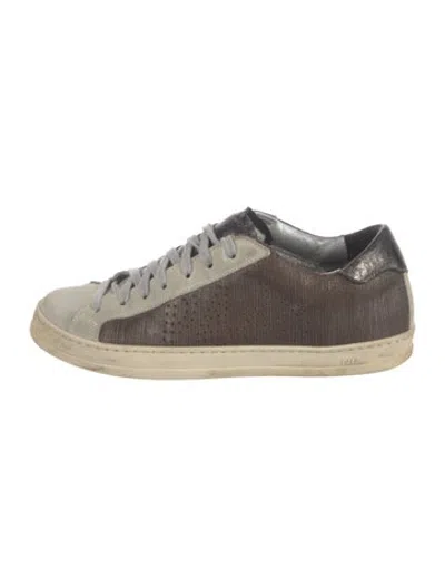 Pre-owned P448 Leather Sneakers In Brown