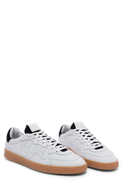 P448 Yam Low Top Trainer In White-nero