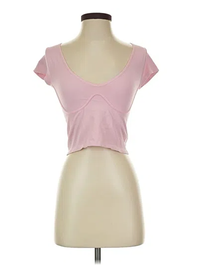 Pre-owned Pacsun Short Sleeve T-shirt In Pink