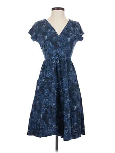 Pre-owned Pact Casual Dress In Blue