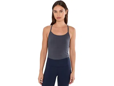 Pact On The Go-to Shelf Bra Tank Top Women's Clothing Steel Blue: Lg
