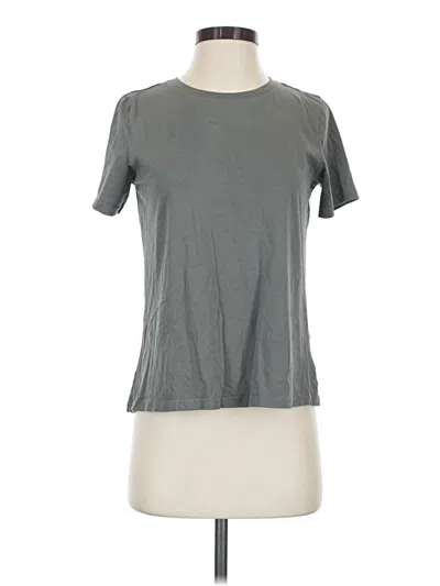 Pre-owned Pact Short Sleeve T-shirt In Gray