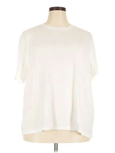 Pre-owned Pact Short Sleeve T-shirt In Ivory