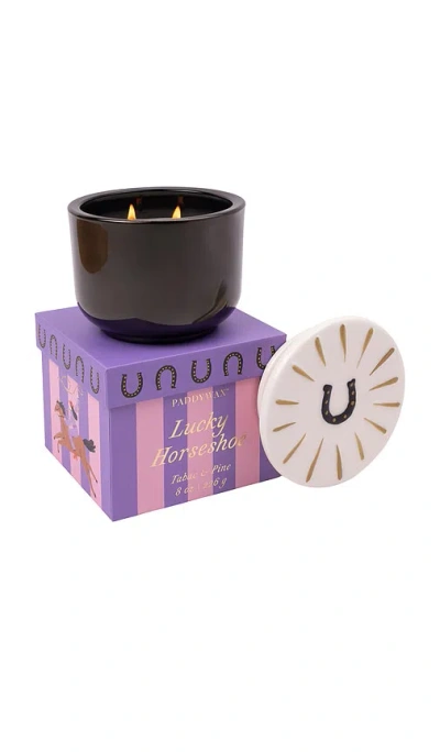 Paddywax Lucky Horseshoe Candle In Tabac & Pine
