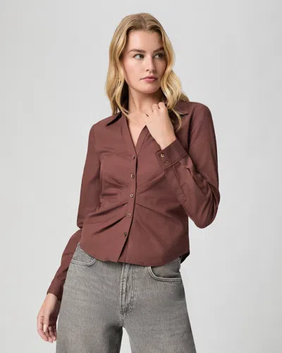 Paige Alera Shirt In Brown