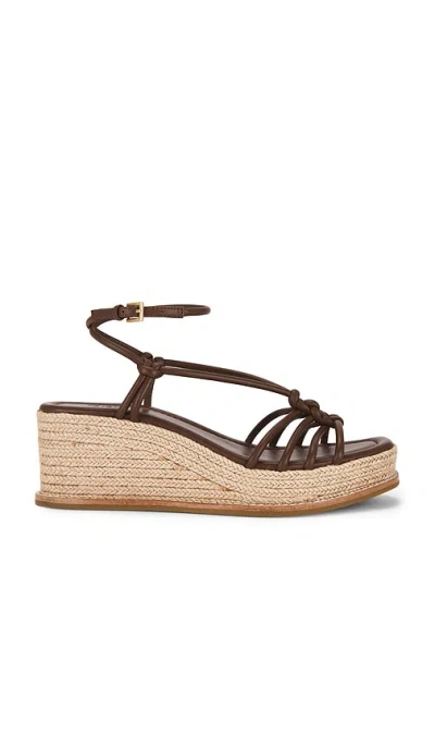 Paige Julian Espadrille In Mahogany