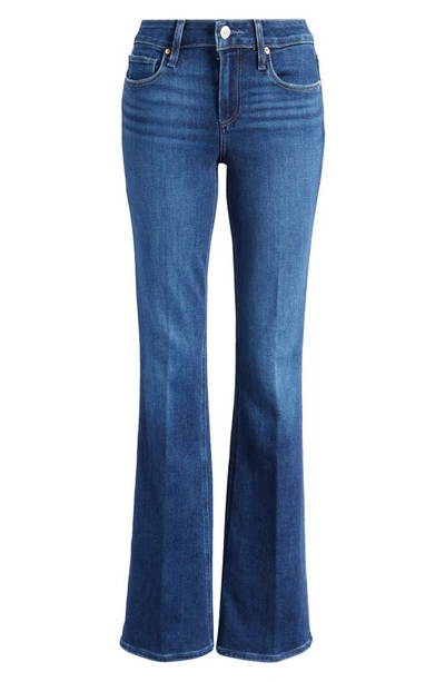 Paige Laurel Canyon High Waist Flare Jeans In Stardom W/ Famous Hem