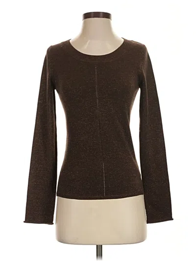 Pre-owned Paige Pullover Sweater In Brown