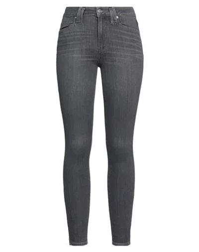 Paige Woman Jeans Grey Size 29 Rayon, Cotton, Polyester, Elastane
