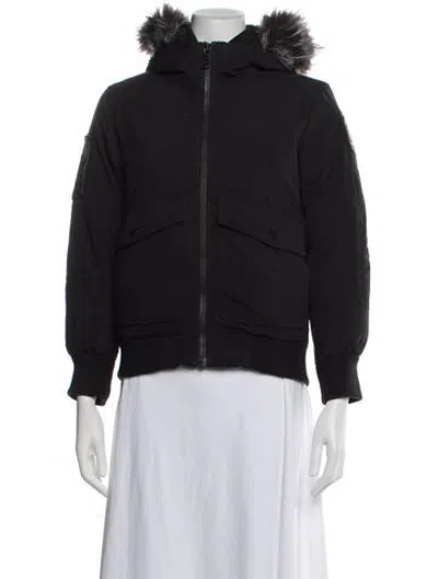 Pre-owned Pajar Nylon Parka In Black