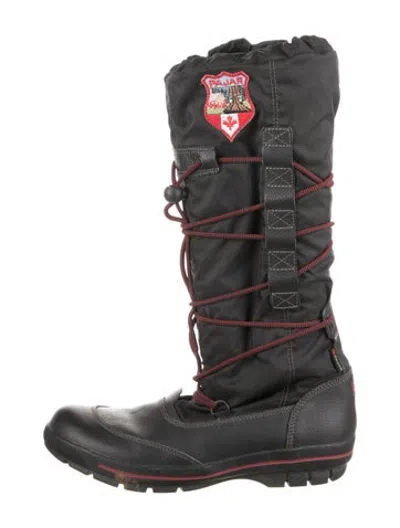 Pre-owned Pajar Snow Boots In Black