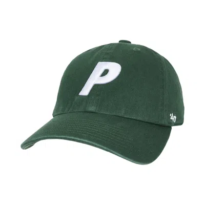 Pre-owned Palace 47' P Clean Up 6-panel Kids 'dark Green' | Men's Size Onesize