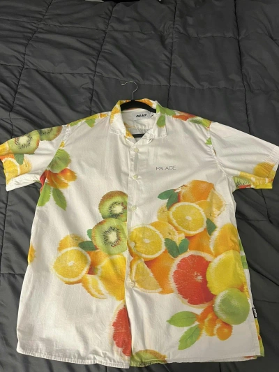 Pre-owned Palace Citric Acid Shirt In White