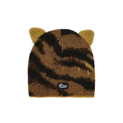 Pre-owned Palace Hairy Tiger Ears Beanie 'orange' | Men's Size Onesize