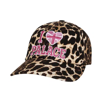 Pre-owned Palace I Love  6-panel 'leopard' | Yellow | Men's Size Onesize