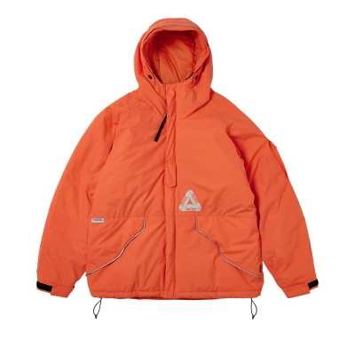 Pre-owned Palace P-tech Hooded Jacket 'orange'