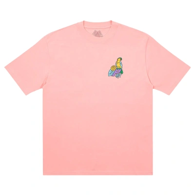Pre-owned Palace Parrot -3 T-shirt 'pink'