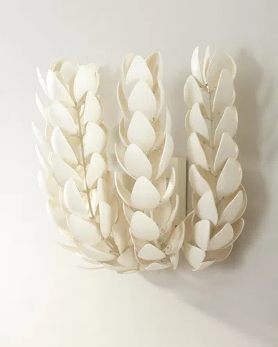 Palecek Coco Magnolia Sconce In White