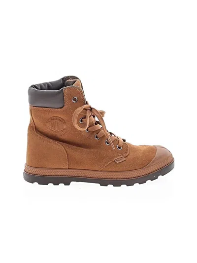 Pre-owned Palladium Ankle Boots In Brown