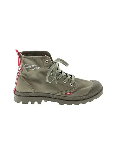 Pre-owned Palladium Ankle Boots In Green