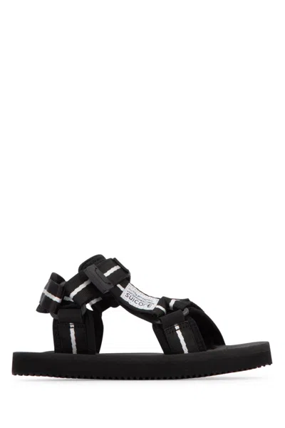Palm Angels Kids Mini Sneaker In Black