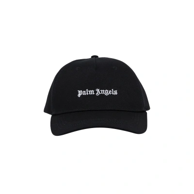 Pre-owned Palm Angels Seasonal Logo Cap 'black/off White'