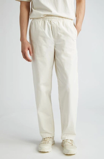 Palmes Lucien Cotton Ripstop Trousers In White