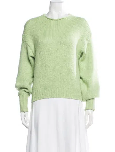 Pre-owned Paloma Wool Alpaca Crew Neck Sweater In Green