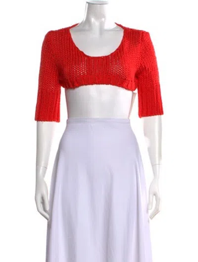 Pre-owned Paloma Wool Scoop Neck Sweater In Green