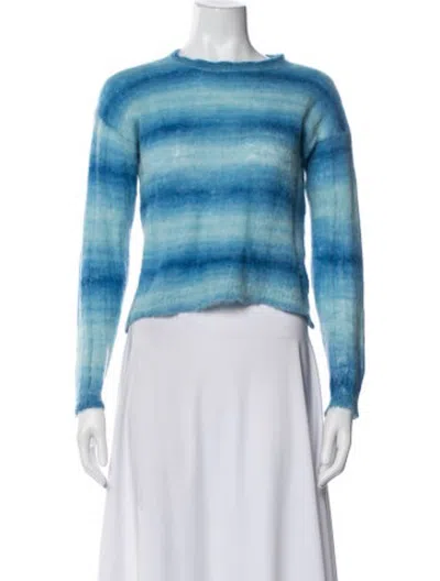 Pre-owned Paloma Wool Striped Crew Neck Sweater In Blue