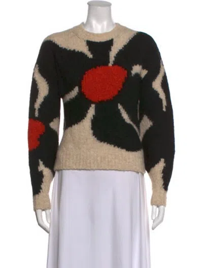 Pre-owned Paloma Wool Wool Graphic Print Sweater In Black
