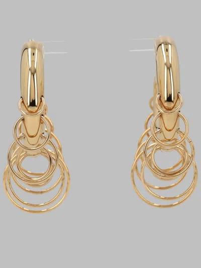 Panconesi Cascading Hoop Drop Earrings In Gold