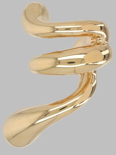 Panconesi Sculptural Spiral Ear Cuff In Gold