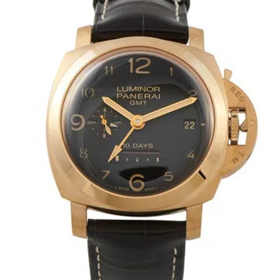 Pre-owned Panerai Luminor 1950 10 Days Gmt Watch In Multicolor