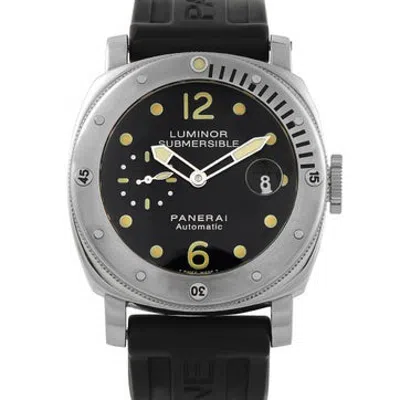 Pre-owned Panerai Luminor Submersible Watch In Multicolor