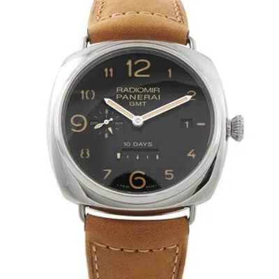 Pre-owned Panerai Radiomir 10 Days Gmt Watch In Multicolor
