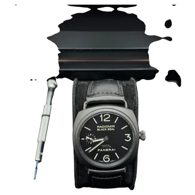 Pre-owned Panerai Radiomir Black Seal Pam 292 Pam00292 2026 Service 45mm Black Ceramic