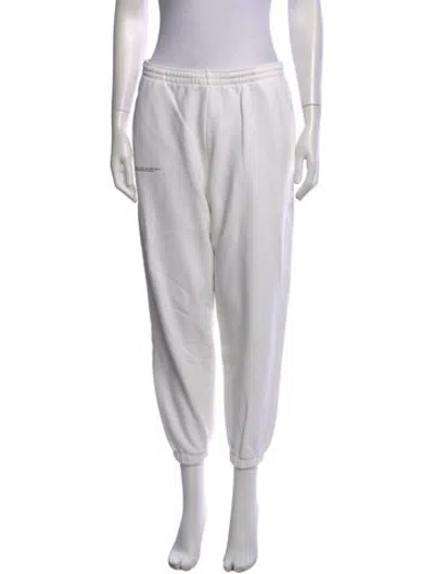Pre-owned Pangaia Straight Leg Pants In White