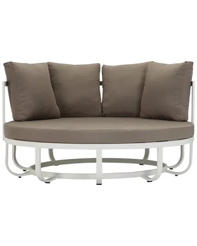 Pangea Home Indoor/outdoor Naples Daybed In Grey
