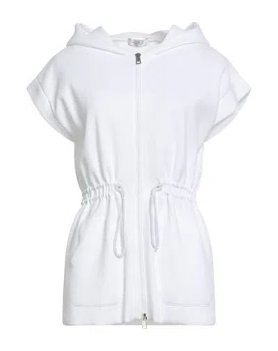 Panicale Woman Cardigan White Size 4 Cotton
