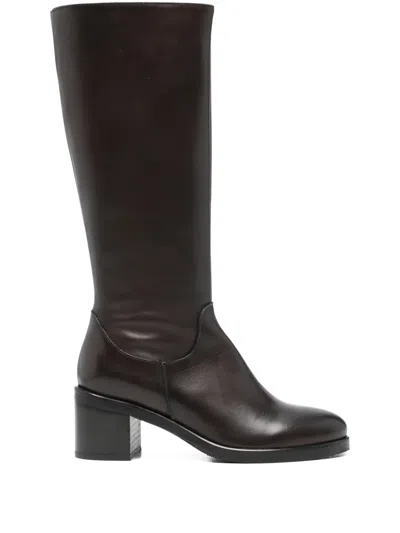 Paola Parisi 65mm Leather Boots In Multi