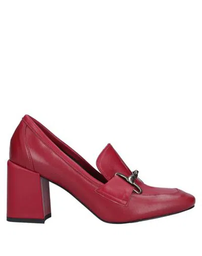 Paolo Mattei Loafers In Maroon