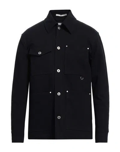 Paolo Pecora Man Jacket Midnight Blue Size 36 Cotton, Wool, Polyester, Elastane