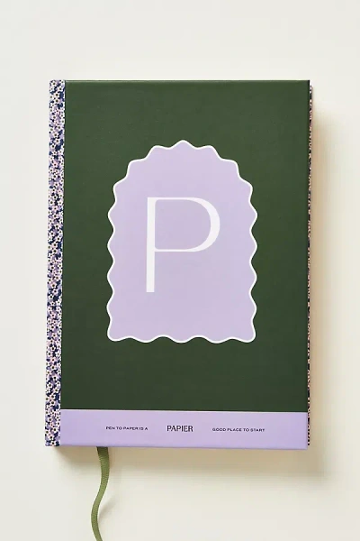 Papier X Anthropologie Monogram Journal