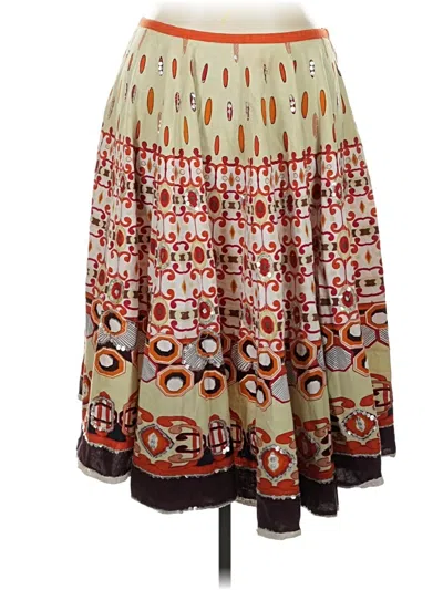 Pre-owned Papillon Casual Skirt In Ivory