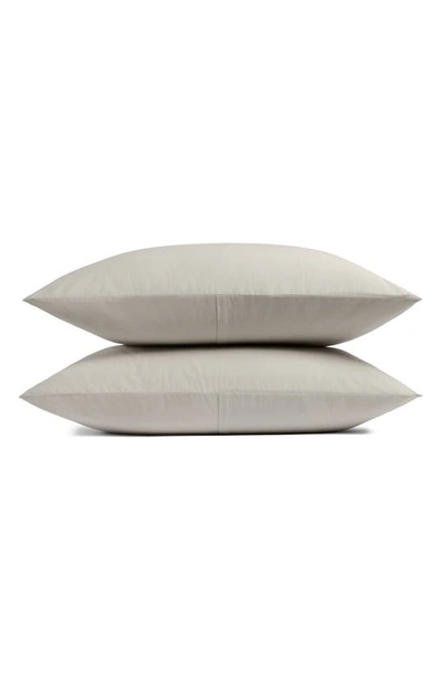 Parachute Soft Luxe Set Of 2 Organic Cotton Pillowcases In Bone